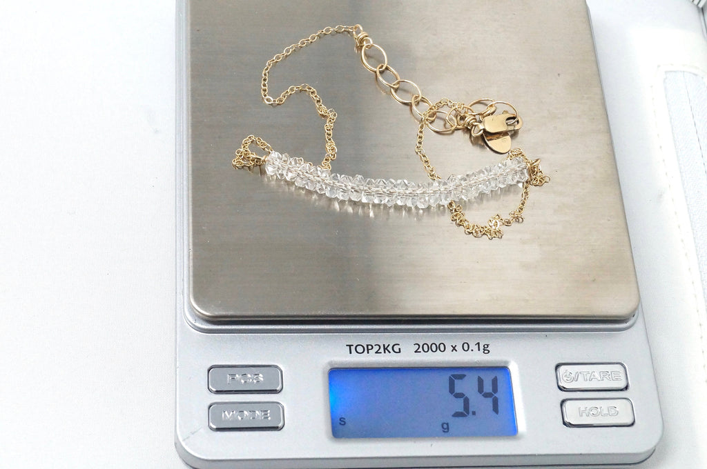 Vintage Designer Deb Guyot Quartz 14K Gold Filled Sterling Silver Necklace | Jewelry > Necklaces > Pendants | Wiccan Center