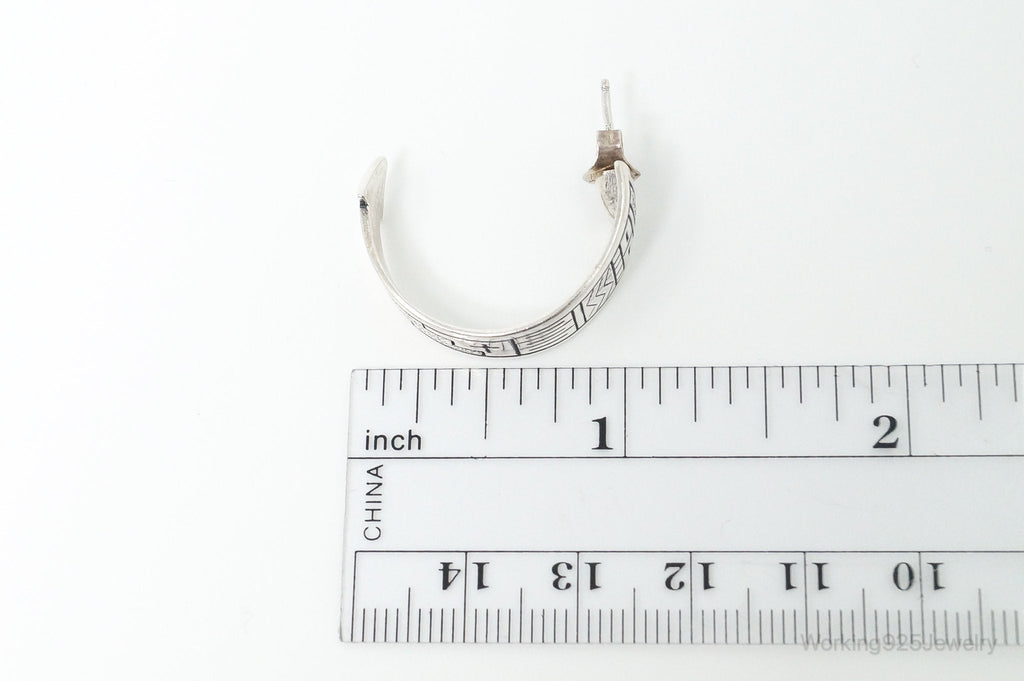 Native Designer Carolyn Pollack Relios RMT Tribal Sterling Silver Earrings | Jewelry > Earrings | Wiccan Center