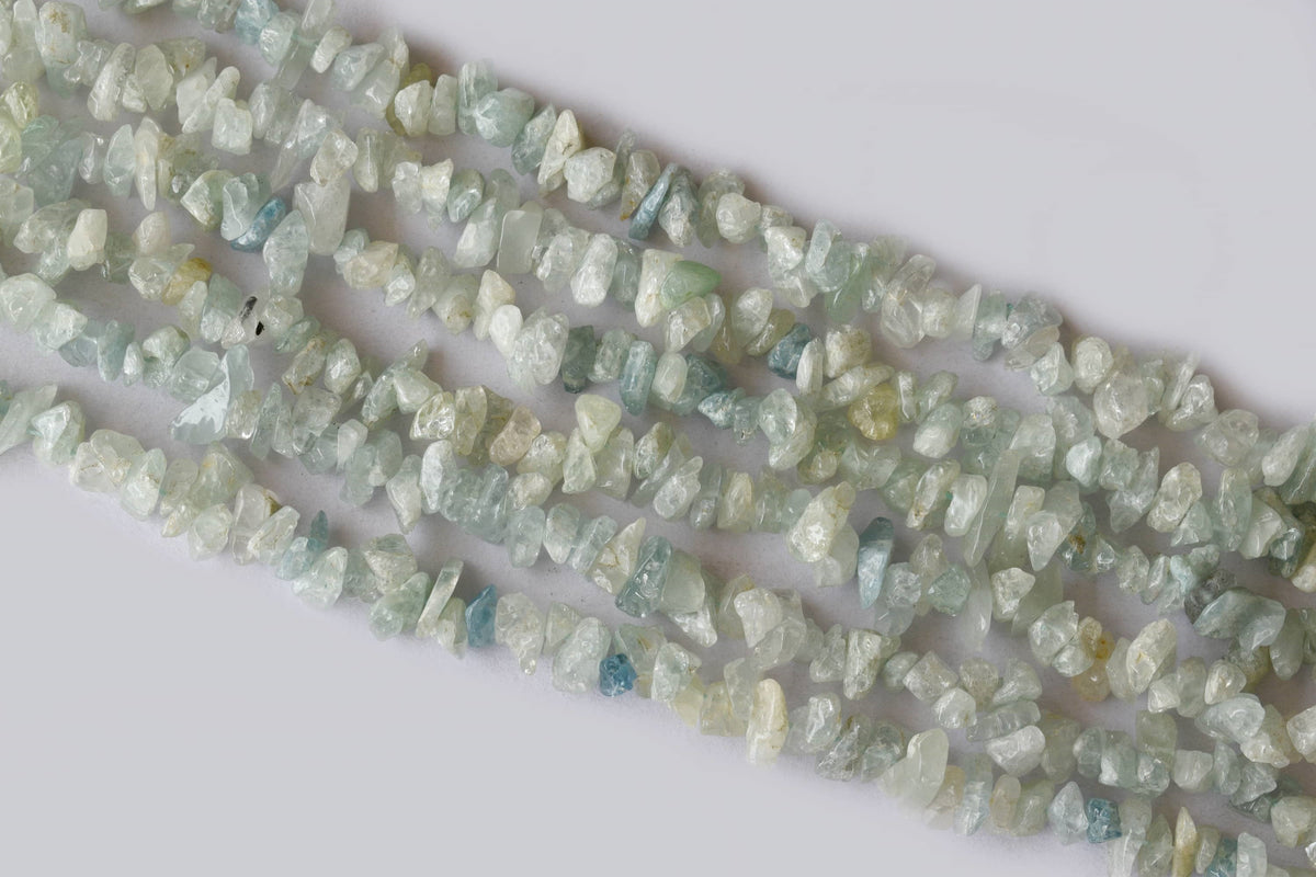 Uncut Raw Amazonite Crystal Chip Beads for Necklace (Alignment Of Chakra and Trust) | | Wiccan Center