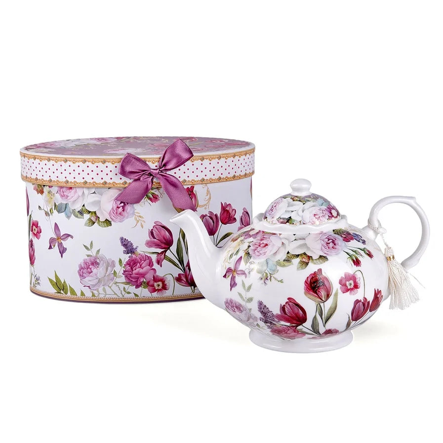 Tulips Fine China Teapot | Gifts | Wiccan Center