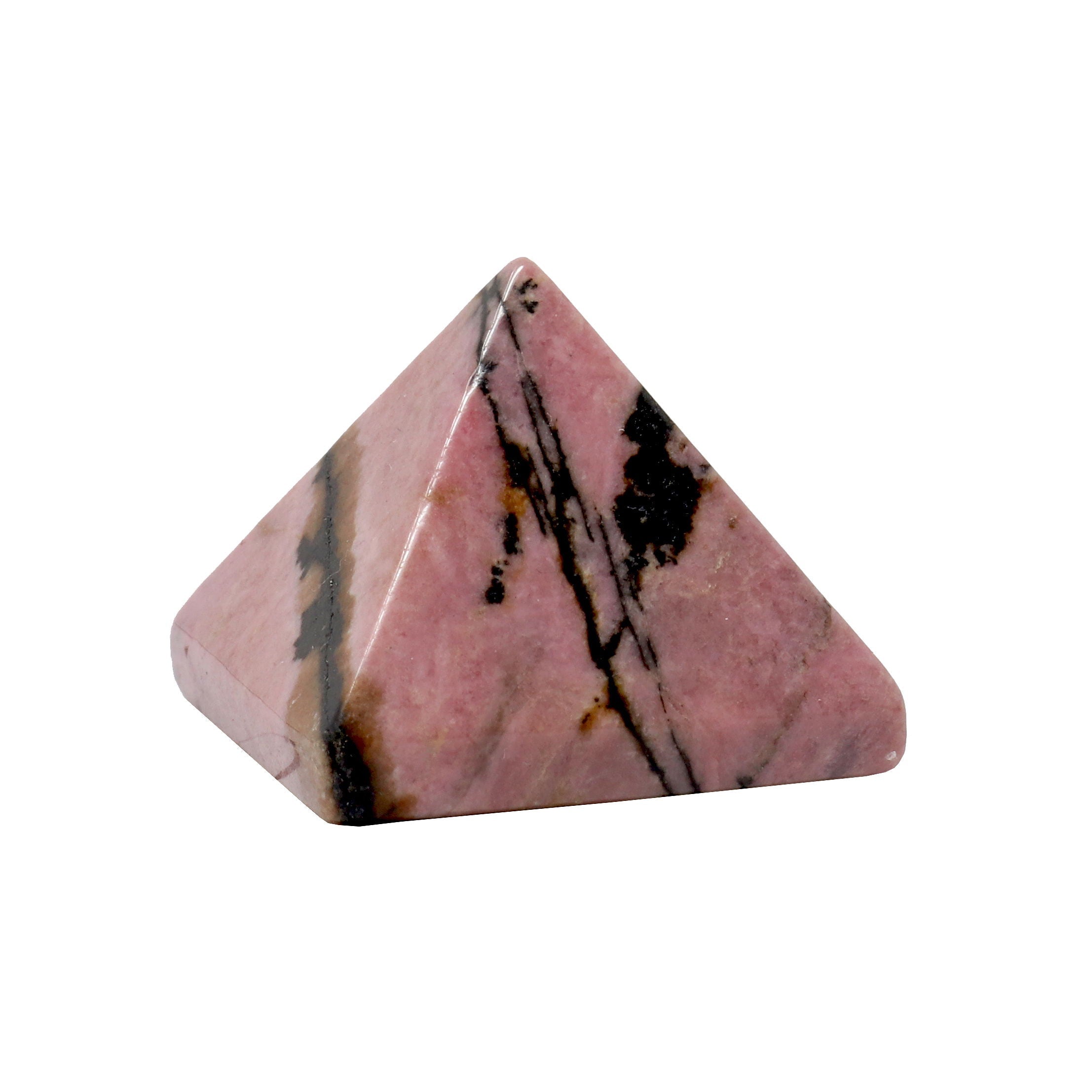 Rhodonite Pyramid 1" | Crystals & Minerals > Figurines | Wiccan Center