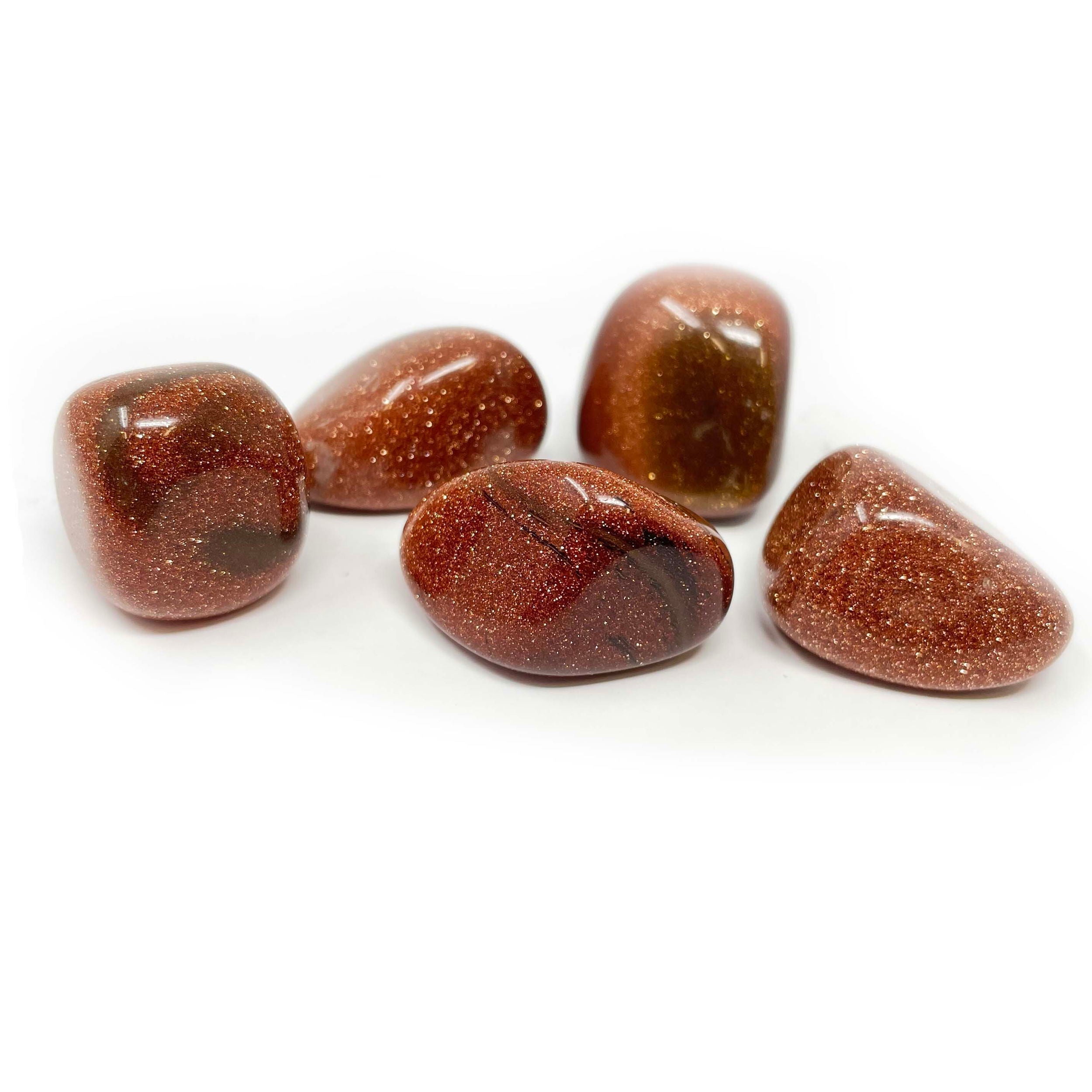 Tumbled Red Goldstone From China (Singles) | Crystals & Minerals > Specimens | Wiccan Center
