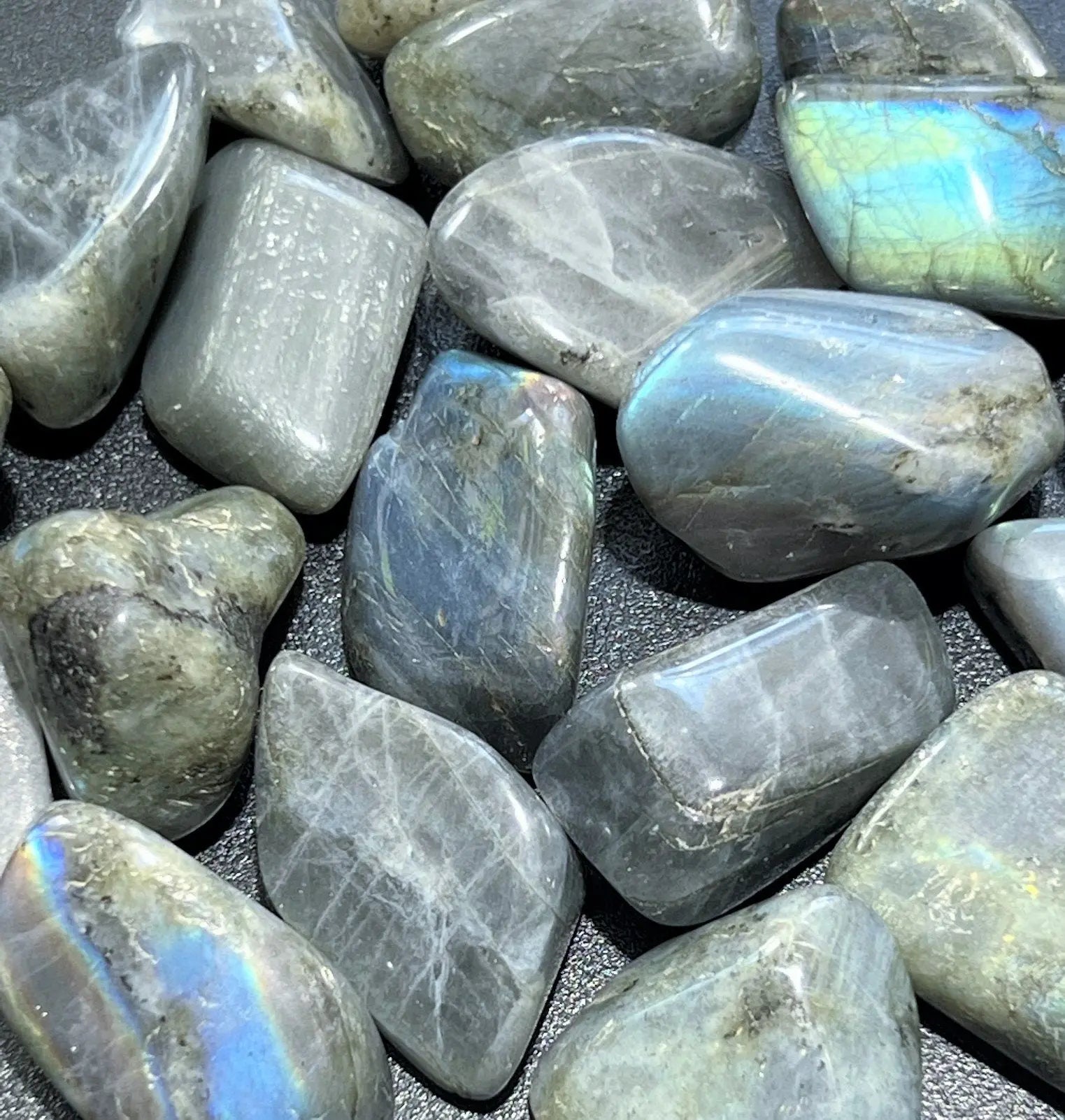 Labradorite Tumbled Stones (By The Piece Or Pound) Wholesale | Home & Living > Home Decor > Home Accents > Rocks & Geodes | Wiccan Center