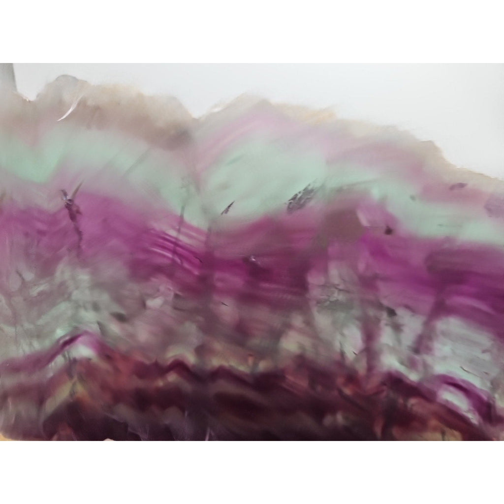 5.7LB Natural Fluorite Quartz Crystal Sheet - Vitreous Mineral Specimen | CrystalCloud Company