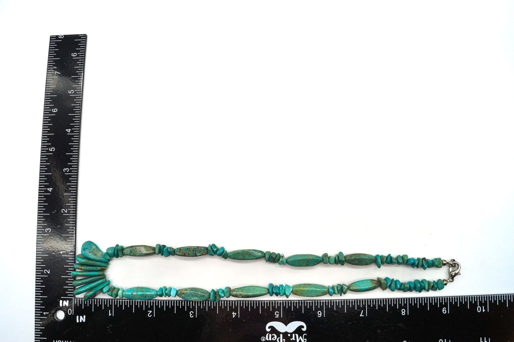 Vintage Native American Turquoise Bead Necklace 18" | Jewelry > Necklaces | Wiccan Center
