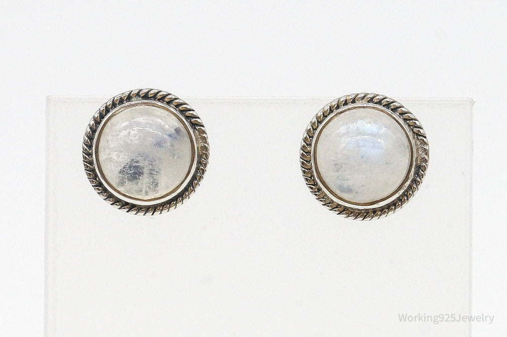Vintage Moonstone Sterling Silver Earrings | Jewelry > Earrings | Wiccan Center