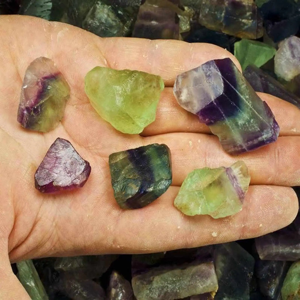 Rough Rainbow Fluorite – Raw Stone from China | Rough Stones | Wiccan Center
