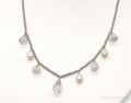 Vintage Pearl Crystal Quartz Sterling Silver Necklace | Jewelry > Necklaces > Pendants | Wiccan Center