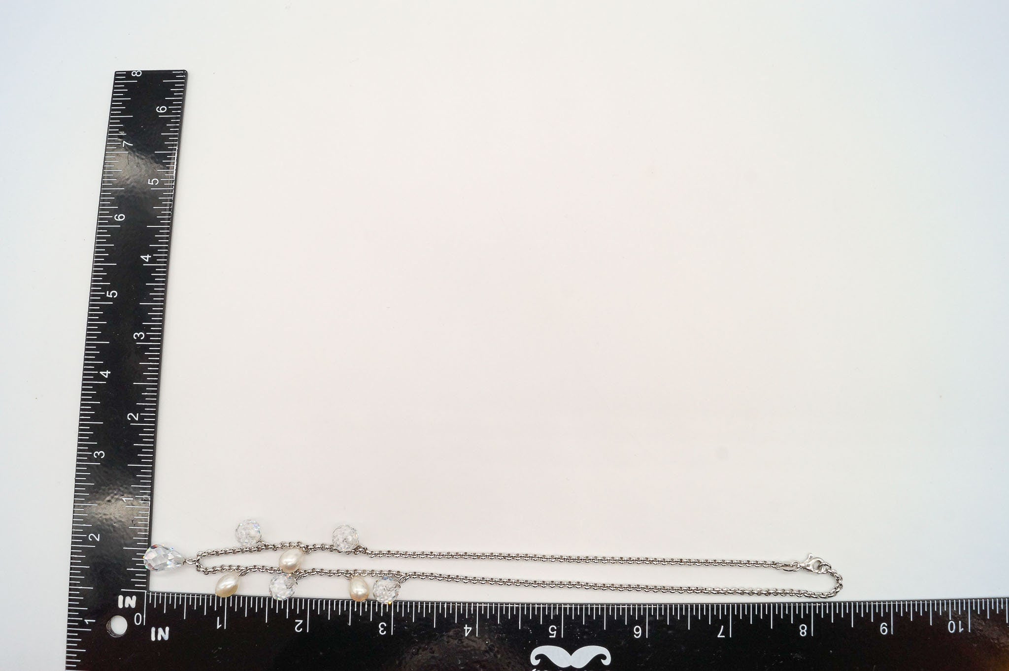 Vintage Pearl Crystal Quartz Sterling Silver Necklace | Jewelry > Necklaces > Pendants | Wiccan Center