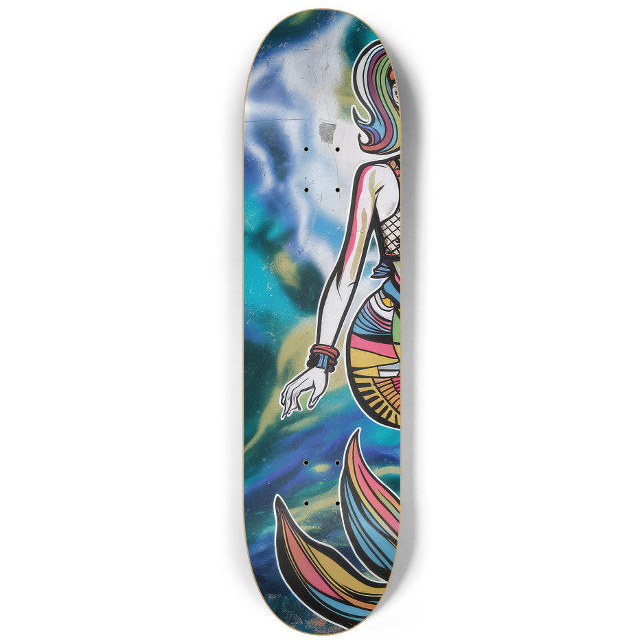 2 Skateboard Series Art - Lisa Mermaid | Skateboard | Wiccan Center