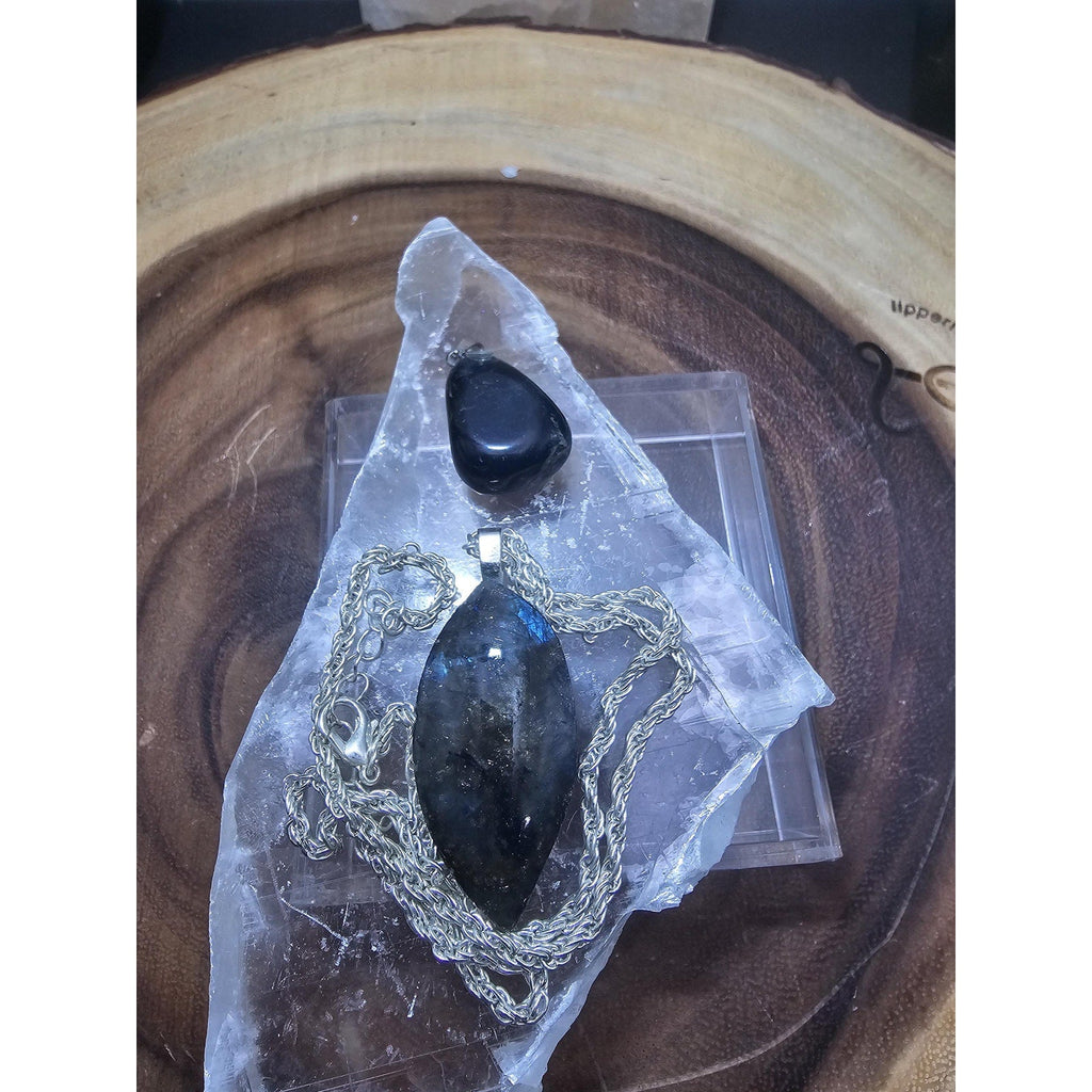 Labradorite & Jababa jasper set