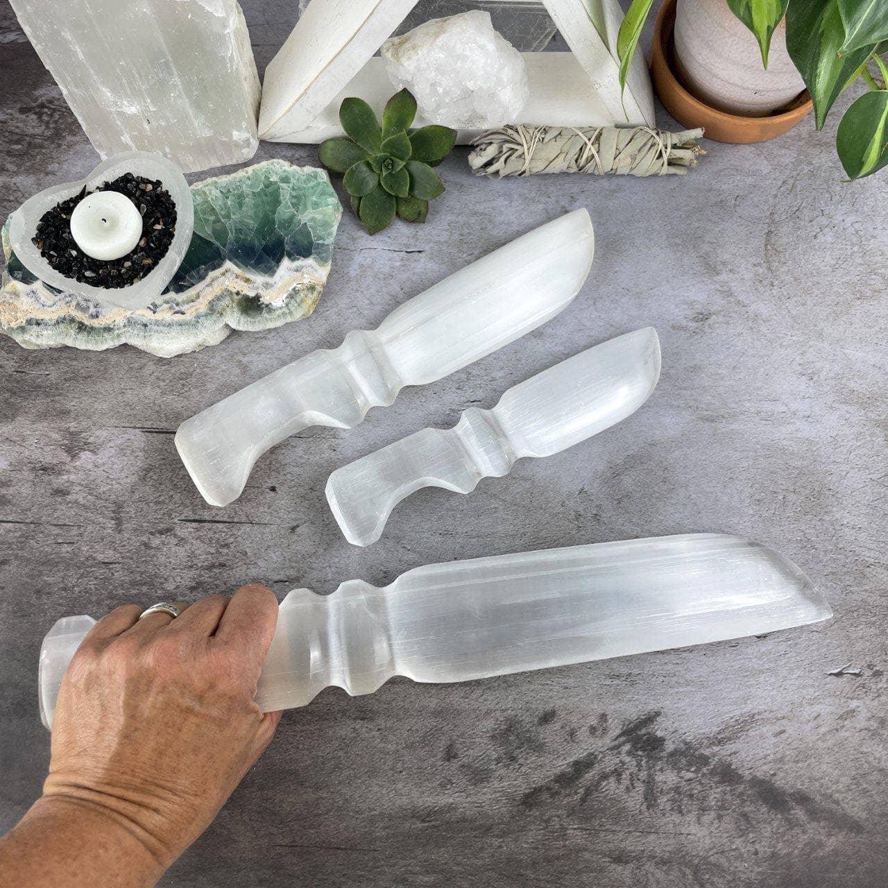 Selenite Ritual Blade