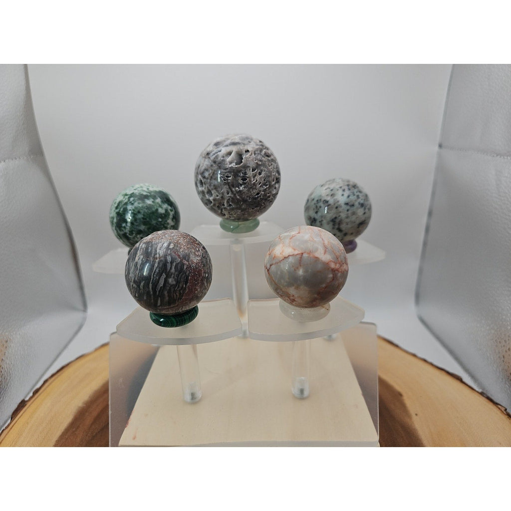 Ocean Jasper Sphere W/stand