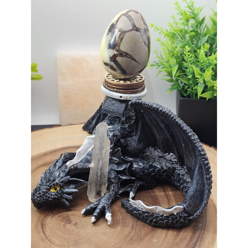 Septarian dragon geode