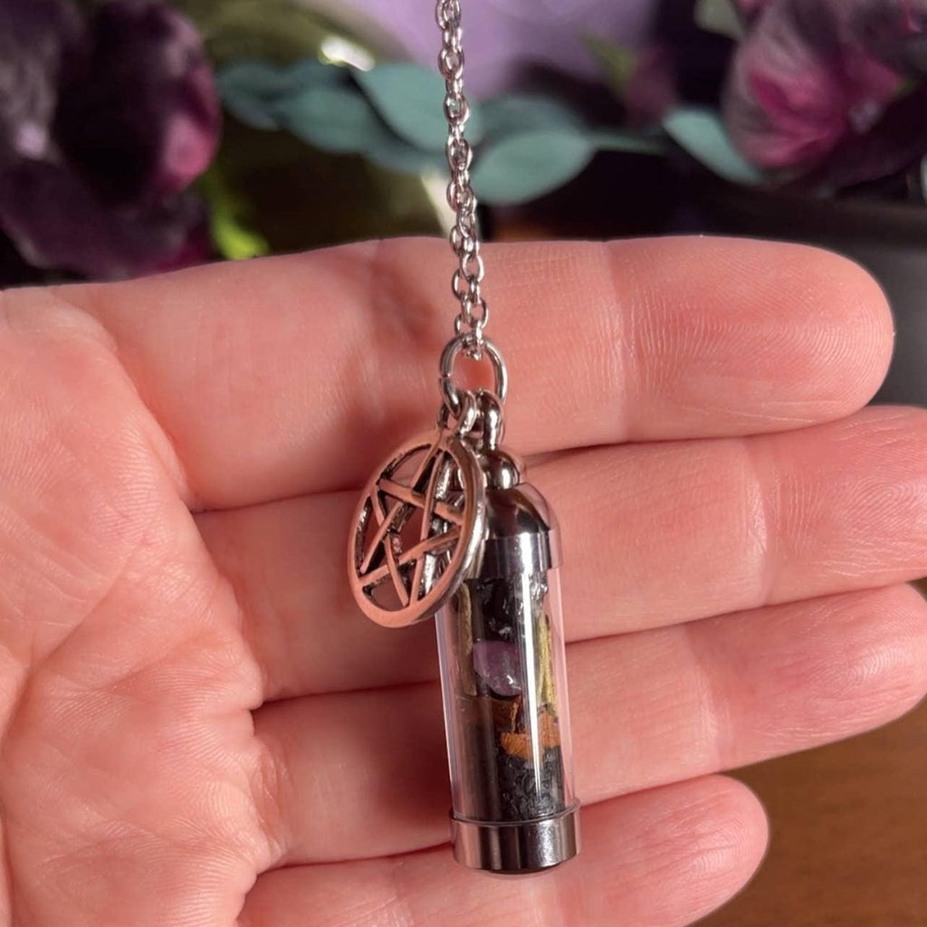 Protection Spell Jar Necklace