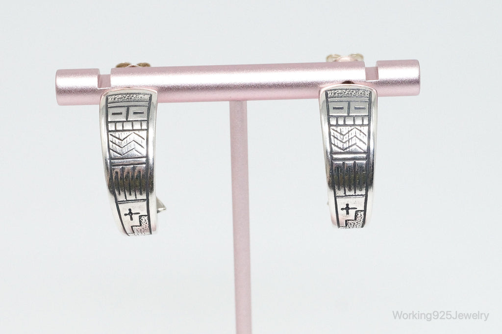 Native Designer Carolyn Pollack Relios RMT Tribal Sterling Silver Earrings | Jewelry > Earrings | Wiccan Center