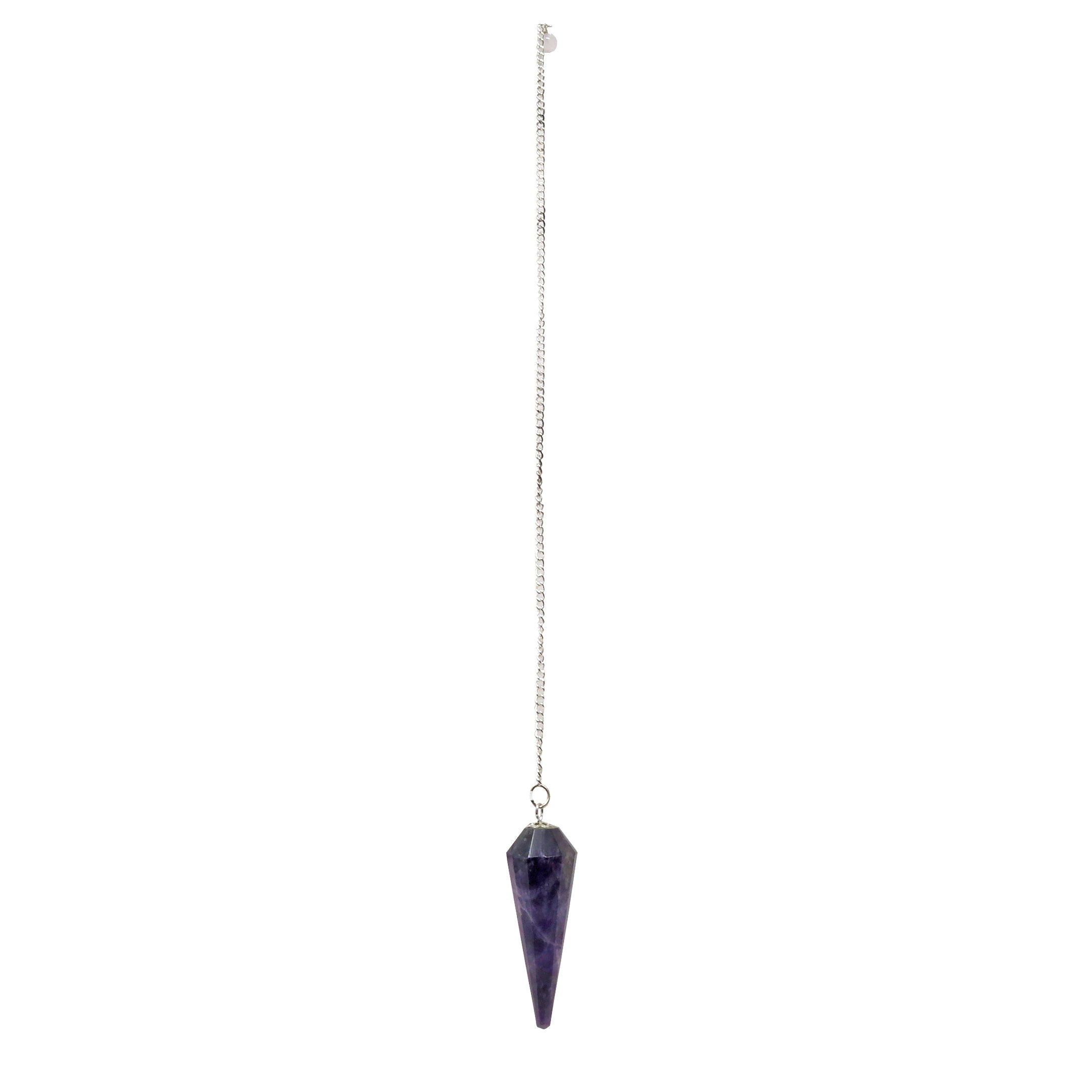 Chevron Amethyst Pendulum | Crystals & Minerals > Specimens | Wiccan Center
