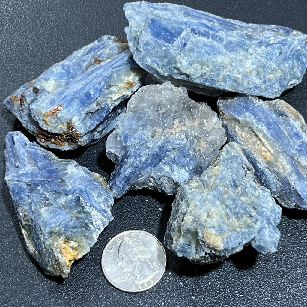 Blue Kyanite Crystals Rough Raw Stones (By The Piece or Pound) Wholesale | Home & Living > Home Decor > Home Accents > Rocks & Geodes | Wiccan Center