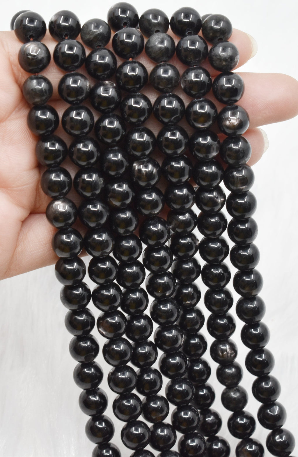 Apachetears Beads, Natural Crystal Round Beads 6mm to 10mm | Beads | Wiccan Center