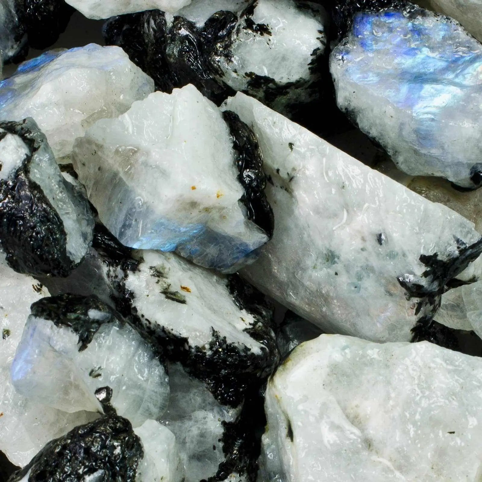 Rough Rainbow Moonstone – A+ Grade Raw Stone from India | Rough Stones | Wiccan Center