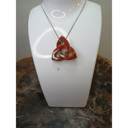 Ocean Jasper Agate Necklace — 925 Sterling Silver Chain | Crystal Jewelry | Wiccan Center