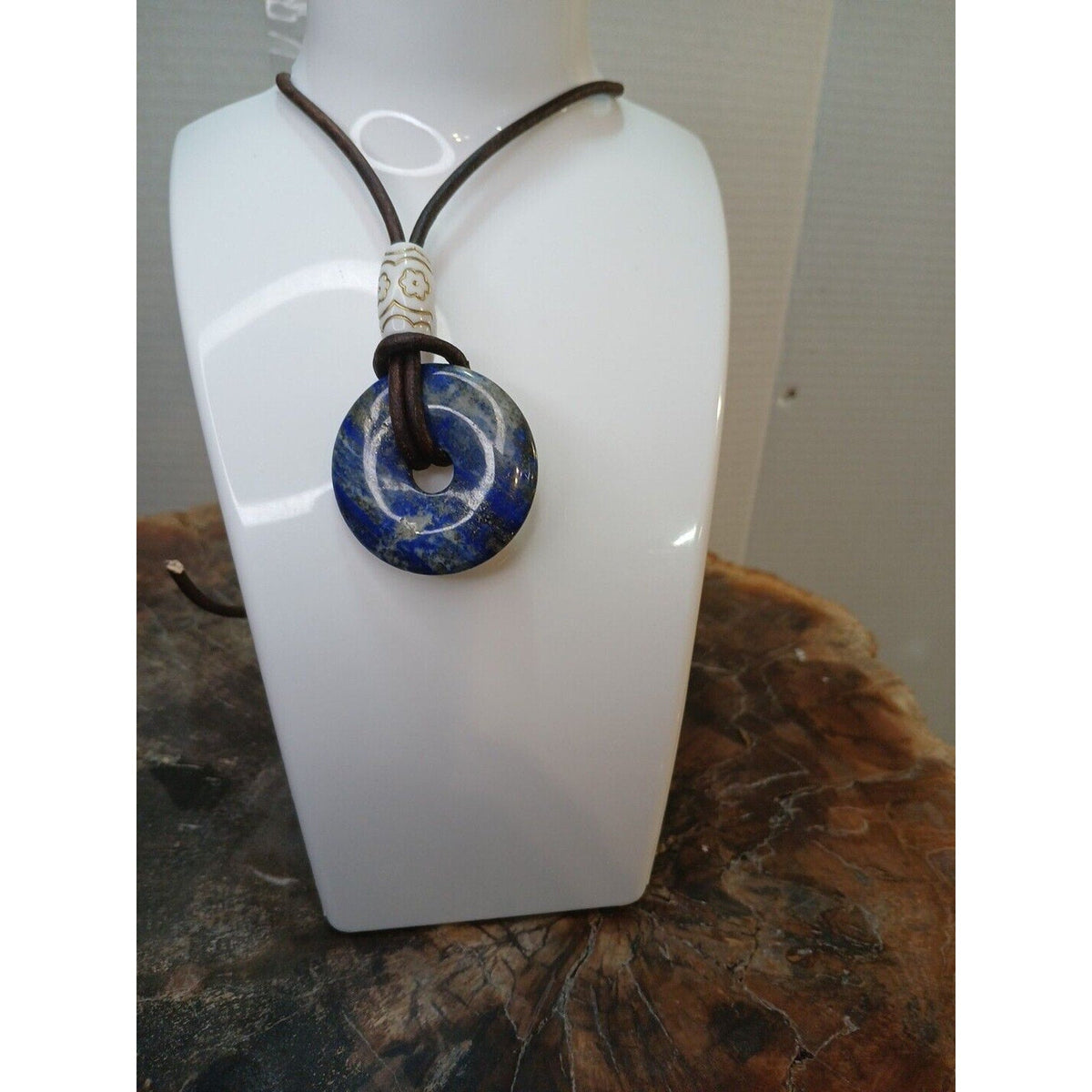 Lapis Lazuli Handmade Pendant Necklace — Wisdom & Communication Stone | Crystal Jewelry | Wiccan Center
