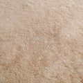 Solid Color Japanese Silk Wool Round Carpet Floor Mat