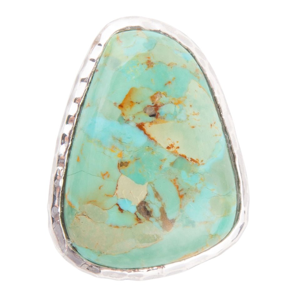 Abstract Blue Turquoise and Sterling Silver Ring | Rings | Wiccan Center