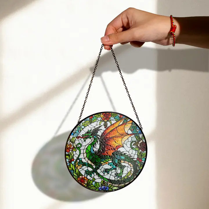 Medieval Dragon Stained Glass | Gifts | Wiccan Center