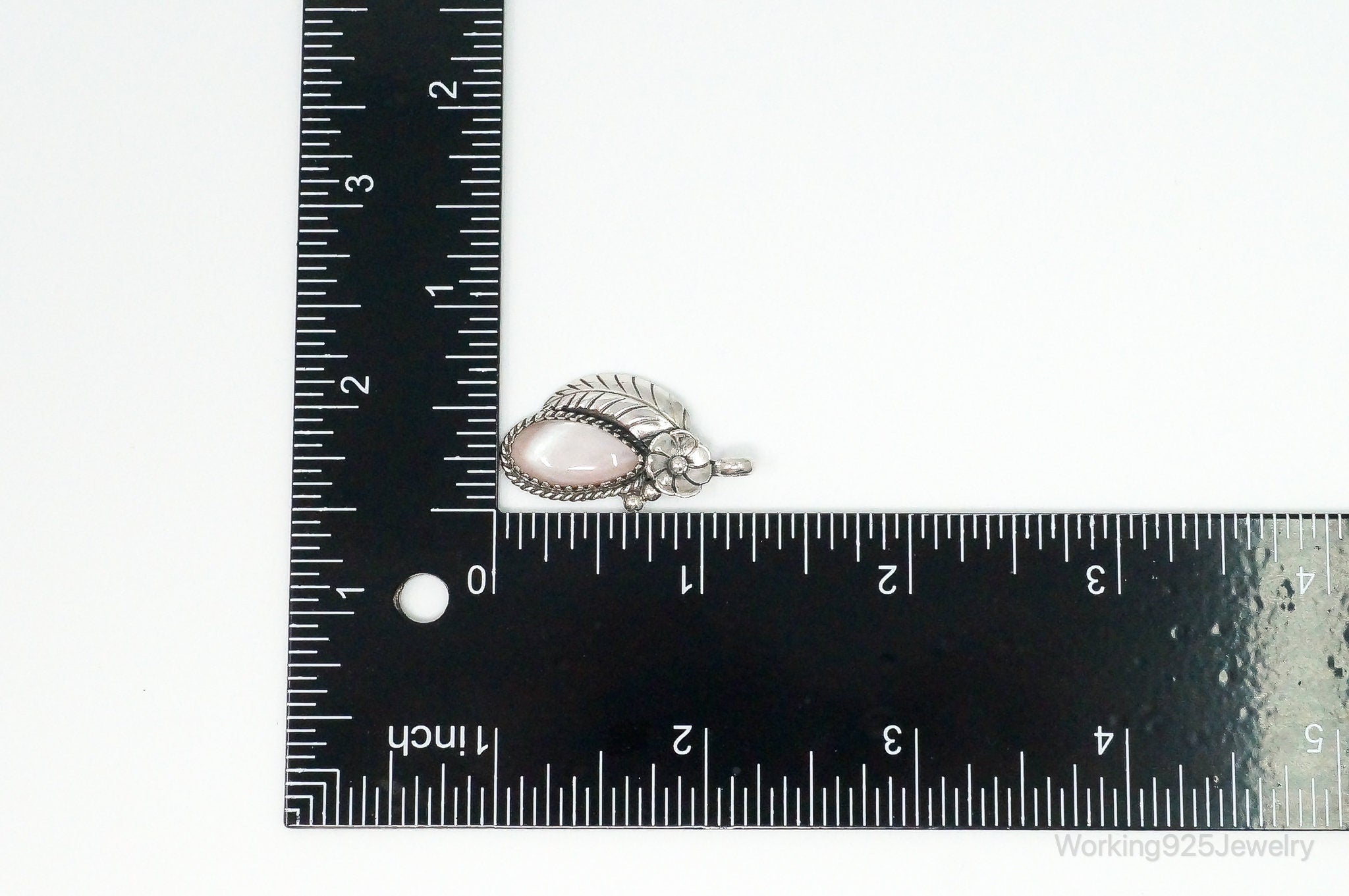 Vintage Native American Unsigned Feather Sterling Silver Necklace Pendant | Jewelry > Necklaces > Pendants | Wiccan Center