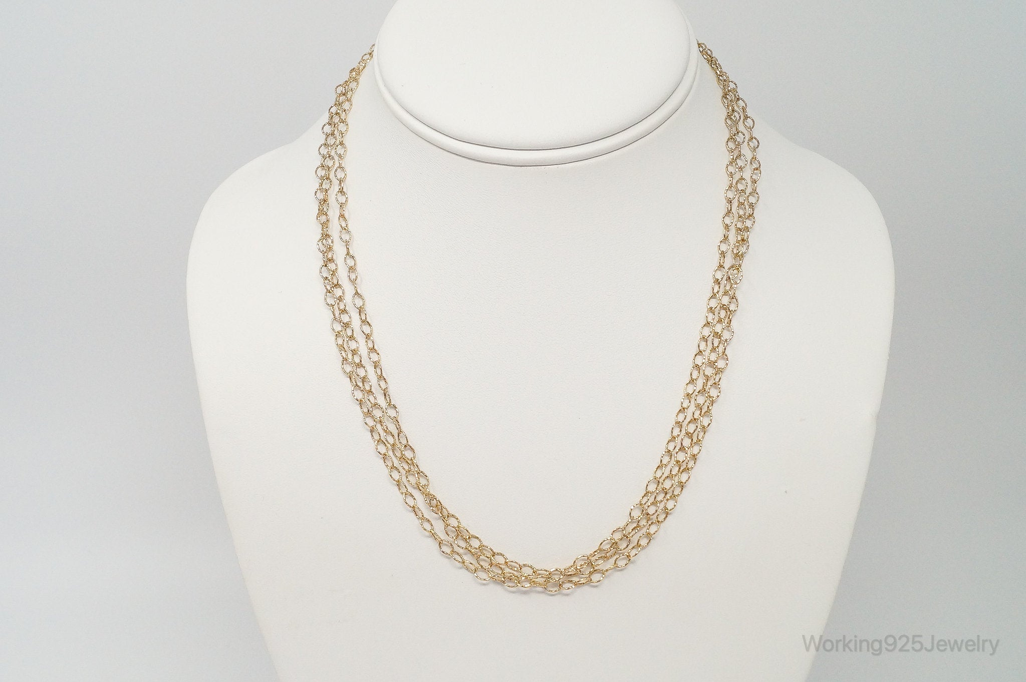 Italian Vintage Designer LIRM Gold Vermeil Sterling Silver Necklace | Jewelry > Necklaces > Pendants | Wiccan Center