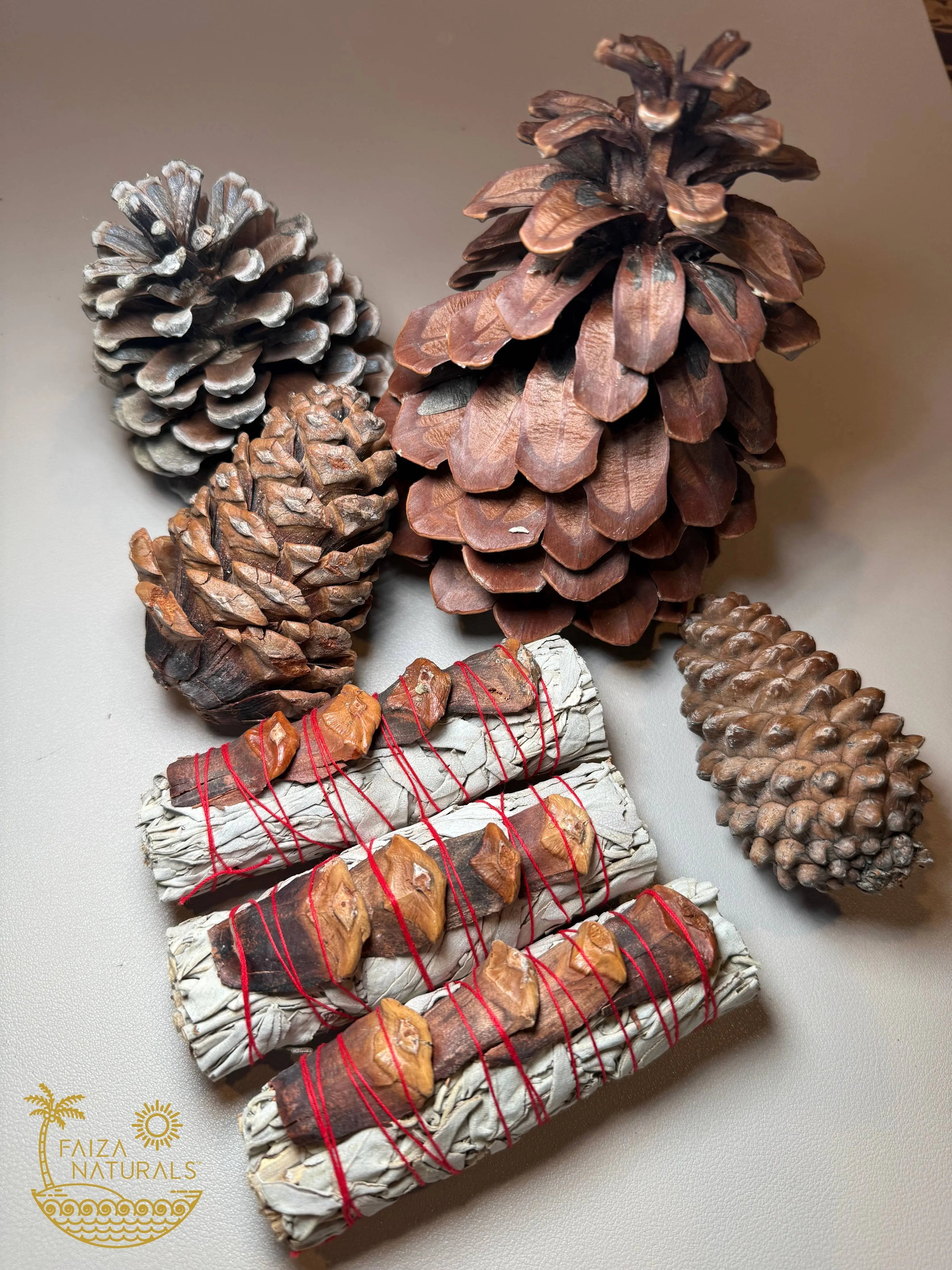Pine Cone White Sage Bundles | | Wiccan Center