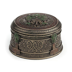 Acorn Tree Greenman Celtic Trinket Box | Trinket Boxes | Wiccan Center