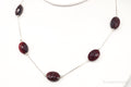 Vintage Garnet Sterling Silver Necklace 16" | Jewelry > Necklaces | Wiccan Center