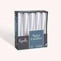 White Taper Candles - 7 Hour - 30 Pack | Tapered Candle/Candlestick | Wiccan Center