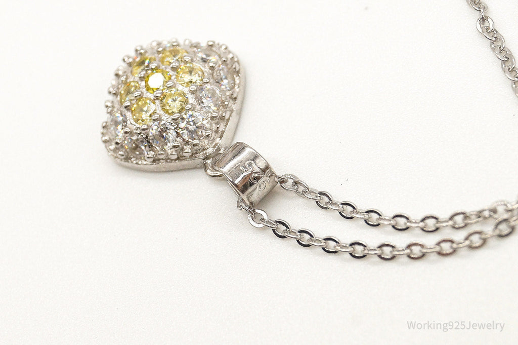 Designer Ryze Cubic Zirconia Sterling Silver Necklace | Jewelry > Necklaces > Pendants | Wiccan Center