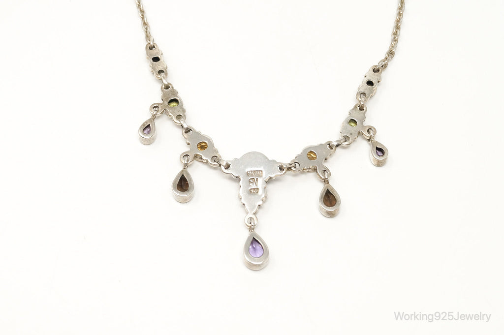 Vintage Designer Nicky Butler Multi Gem Sterling Silver Necklace | Jewelry > Necklaces > Pendants | Wiccan Center