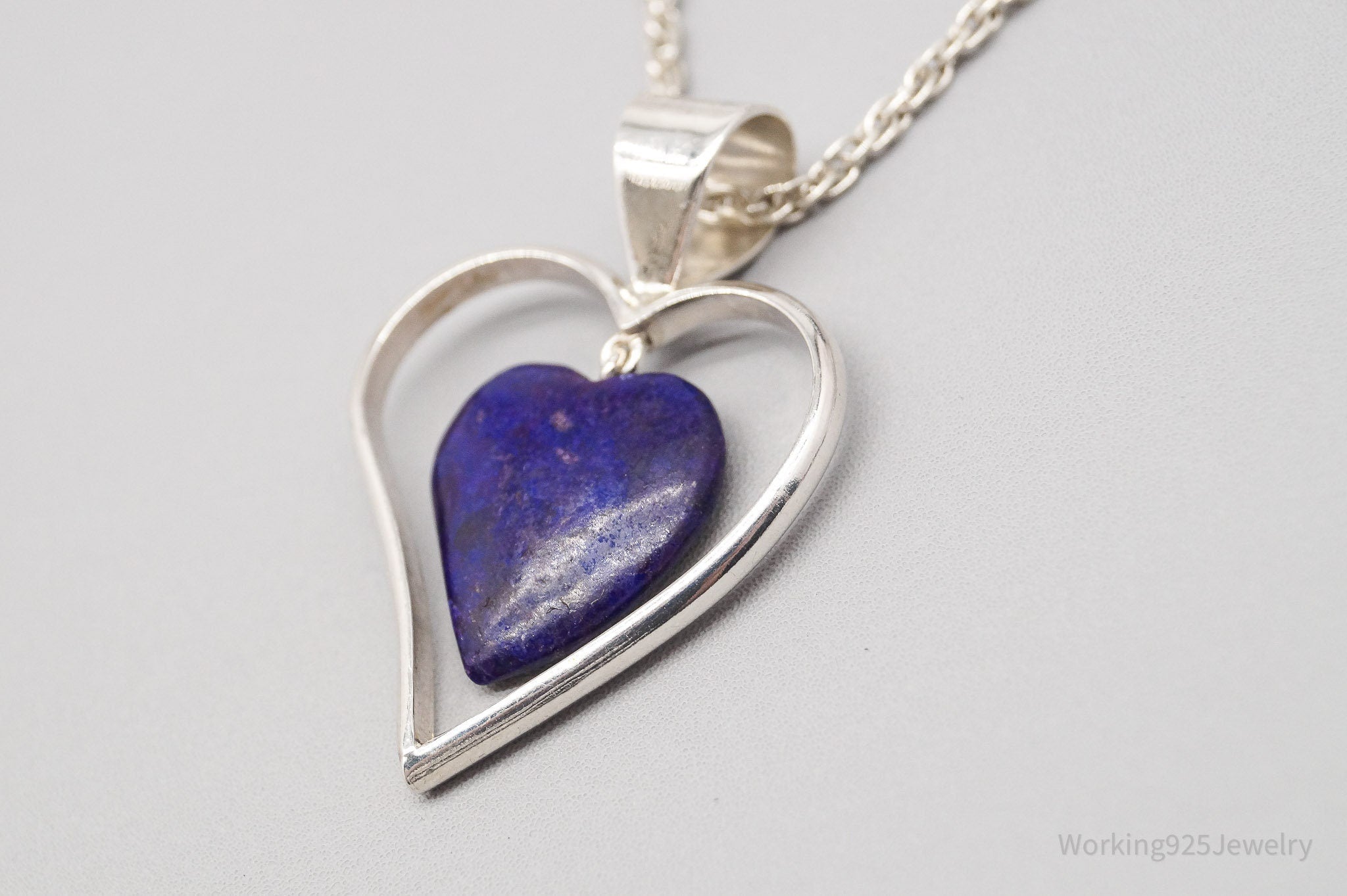 VTG Southwestern Desert Rose Trading Lapis Lazuli Sterling Silver Necklace | Jewelry > Necklaces | Wiccan Center