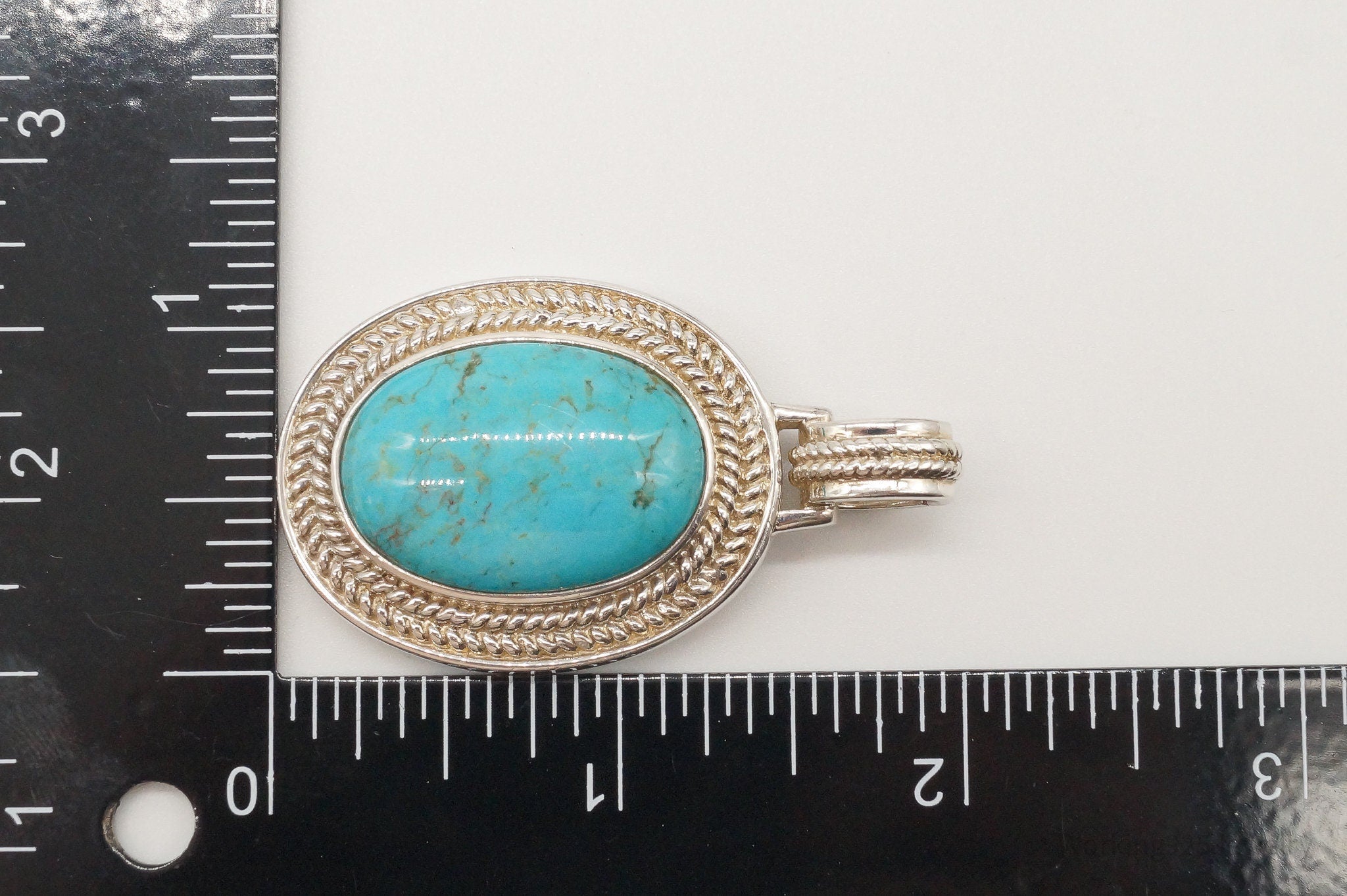 Designer Whitney Kelly Large Turquoise Sterling Silver Pendant | Jewelry > Necklaces > Pendants | Wiccan Center