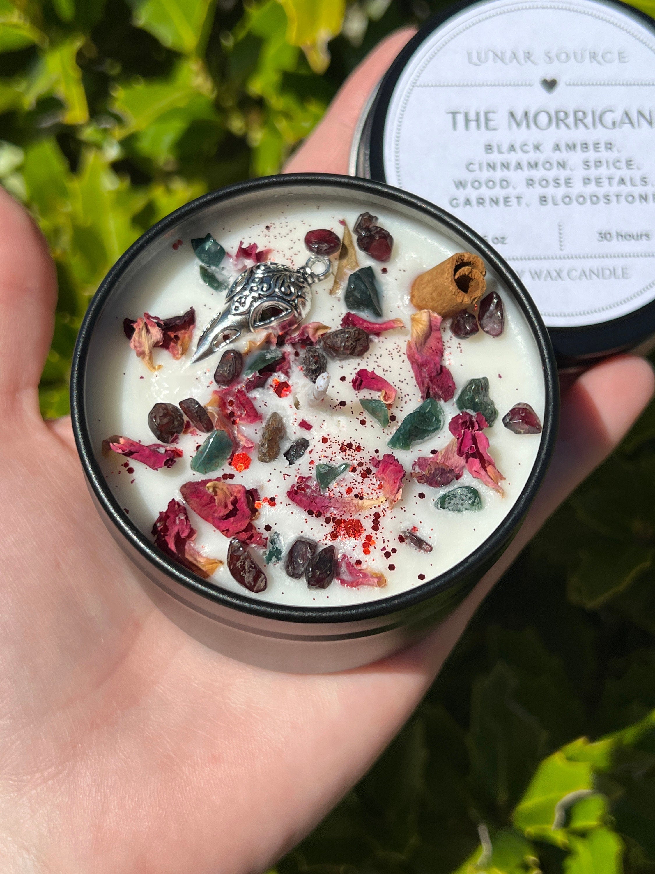 The Morrigan Ritual Candle | Phantom Goddess of War Witchcraft Altar Spell Magic Celtic Deity Gift Scented Intention Devotional Soy Candles | | Wiccan Center
