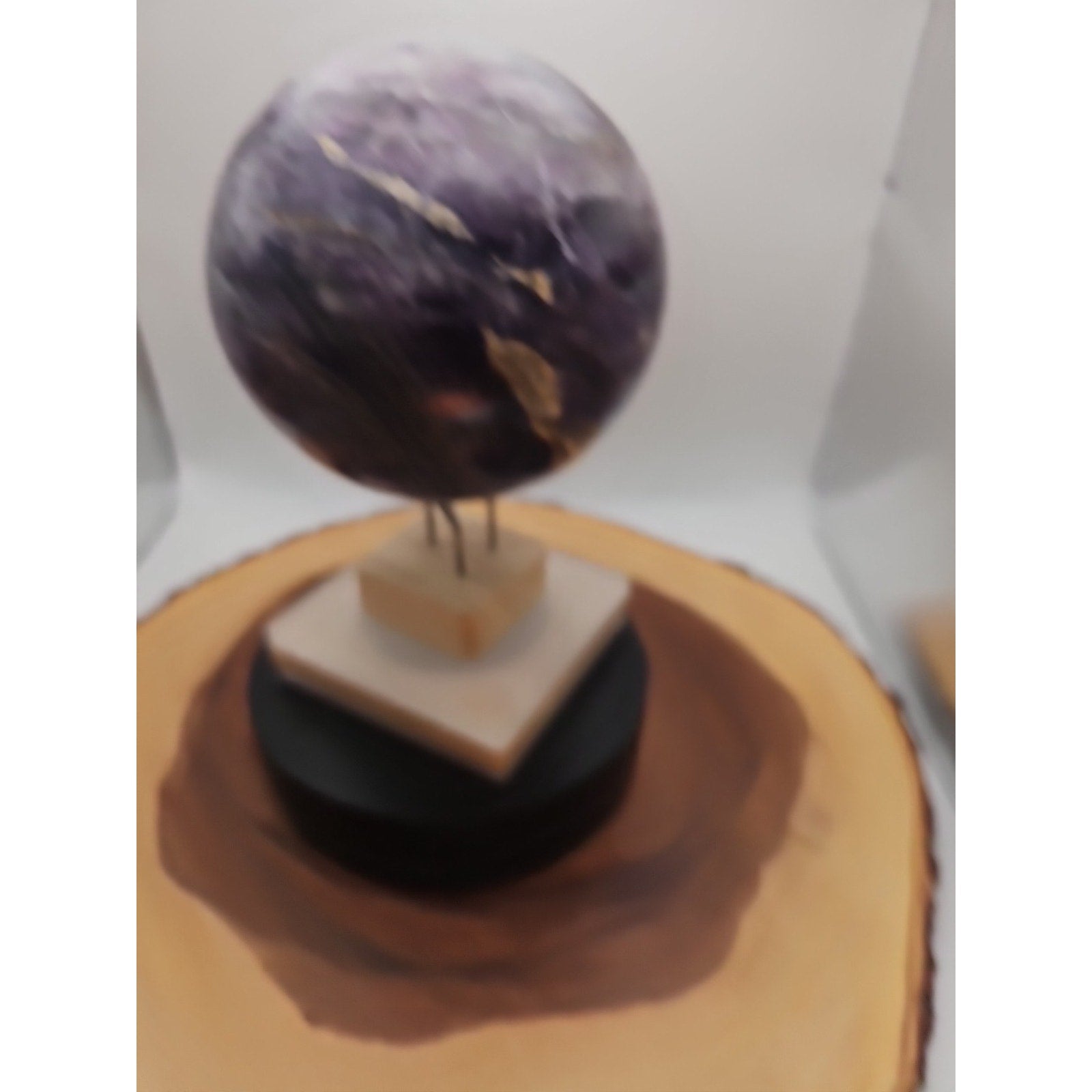 Large Rainbow Fluorite Quartz Crystal Sphere — 6.4 inches, Polished | CrystalCloud Company | Crystal Spheres & Eggs | Wiccan Center