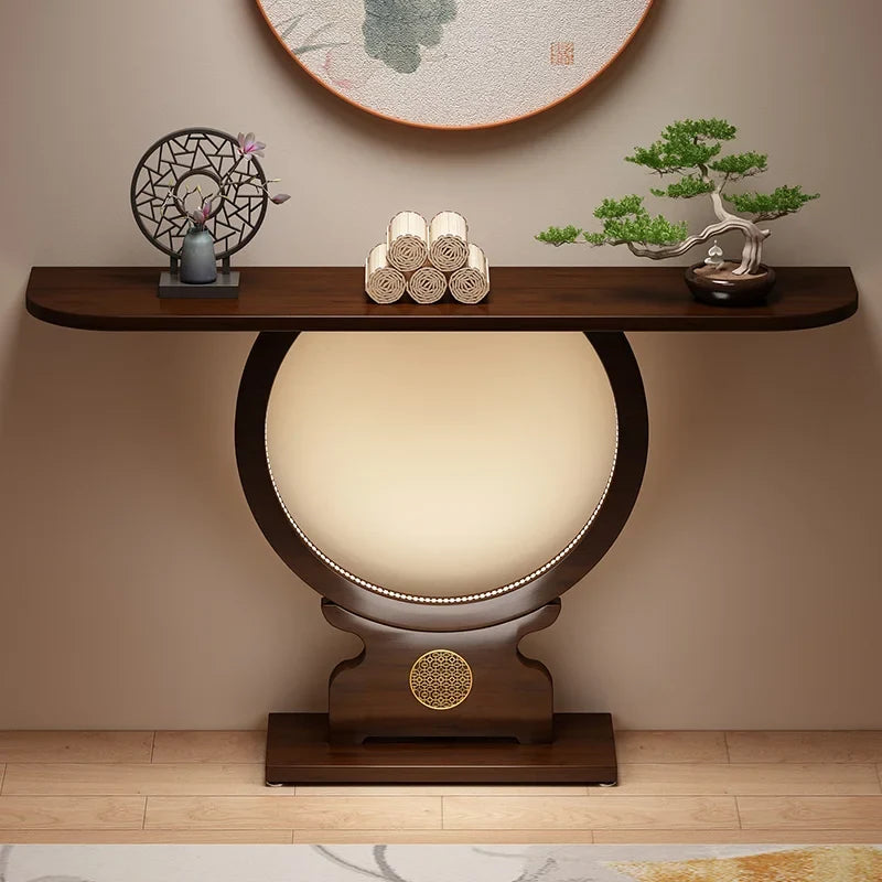 Elegant Vintage Console Table – Narrow Antique-Style Accent Table