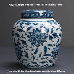 Ge Kiln Porcelain Tea Jar with Seal | Vases | Wiccan Center