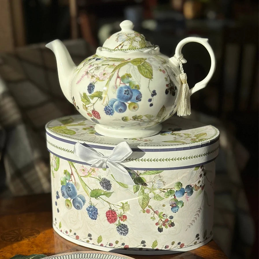 Wild Berries Fine China Teapot | Gifts | Wiccan Center