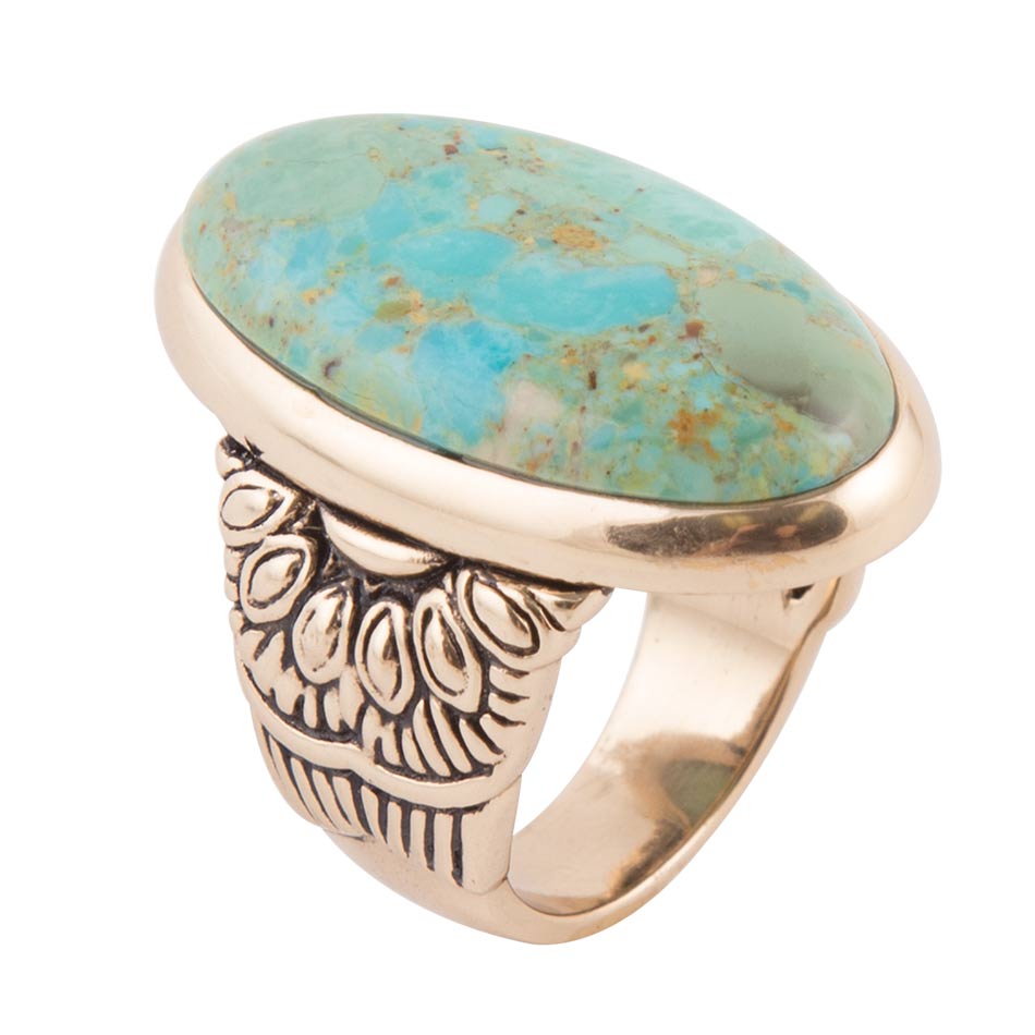 Agave Genuine Turquoise Ring | Rings | Wiccan Center