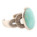 Agave Turquoise and Bronze Statement Cuff Bracelet | Bracelets | Wiccan Center