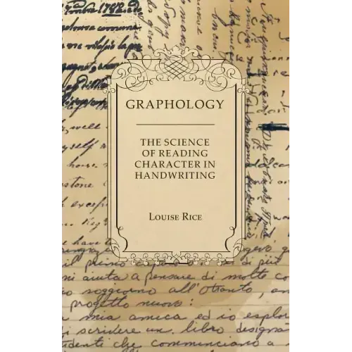Graphology - The Science of Reading Character in Handwriting - Paperback | Books | Wiccan Center
