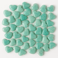 Amazonite Mini Hearts – Calming Blue-Green (Per LB)