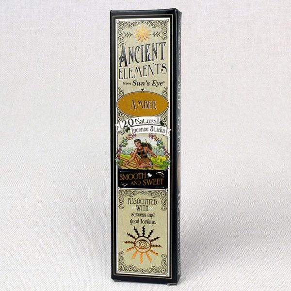 Ancient Elements Amber Incense Sticks | Incense | Wiccan Center