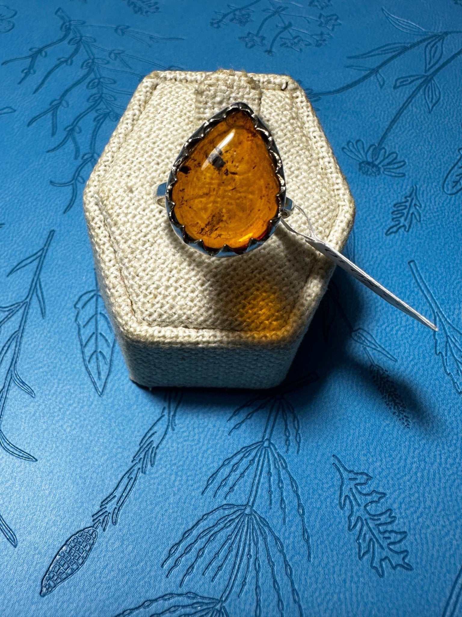 Amber Ring 02.8030 | Rings | Wiccan Center